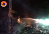 Api Membara di Desa Ilung Pasar Lama HST Hanguskan Bangunan Milik Amang Awi