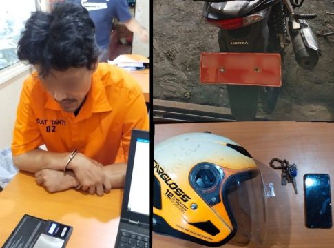Bawa Sabu Pakai Sepeda Motor Plat Merah, SR Diringkus di Cindai Alus