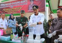 92,9 Gram Narkotika Dimusnahkan di Kabupaten Banjar
