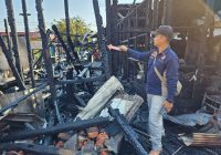 Polsek Liang Anggang: Kebakaran di Jalan A. Yani karena Konsleting Arus Listrik