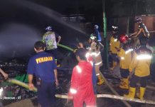 Kebakaran Asrama Santri Milik Ustad Muhammad Nordin di Jalan Mahir Mahar Palangka Raya