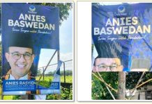 Mulai Main Kasar, Puluhan Banner Gambar Anies Dirusak, NasDem Lapor Polisi
