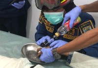 1,5 Jam Petugas DPKP Banjar Berkutat Lepas 17 Buah Cincin dari Jari Petugas RSJ Sambang Lihum
