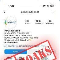 Waspada Modus Penipuan Akun Instagram PT Pupuk Indonesia Tawarkan Pupuk Murah