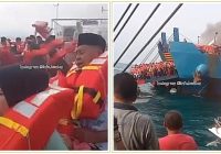 BREAKING NEWS - KMP Royce 1 Milik PT DLB Terbakar dalam Pelayaran ke Bakauheni, Penumpang Panik