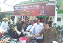 Kejari Banjar Musnahkan Barang Bukti 101 Putusan Perkara, Terbanyak Kasus Narkoba