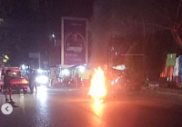 VIDEO Sepeda Motor Terbakar Simpang 3 Teluk Tiram-Jalan Dahlia Banjarmasin