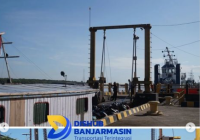 Ratusan Penumpang Padati Dermaga di Banjarmasin