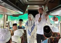 59 Jemaah Cadangan Kabupaten Banjar Tergabung Kloter 17 dan 18 Dilepas Bupati Saidi Mansyur