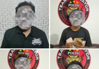4 Pemuda Asal Banjarmasin Diringkus Polres Kukar, Diduga Lakukan TTPO Prostitusi Online Anak