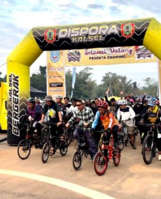 Ratusan Goweser Fun Ride Festival Berkeliling di Objek Wisata Kiram Park