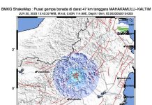 Gempa Guncang Pulau Kalimantan, Berpusat di Mahakam Ulu Terasa Hingga Samarinda