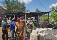Rumah Merangkap Bengkel Dinamo di Sumber Murni 1 Sukamara Banjarbaru Terbakar