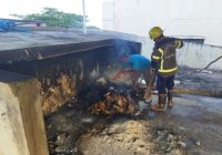 Api di Atap Ruko Ansori Gegerkan Kampung Jawa Martapura, Ternyata Ini yang Terbakar