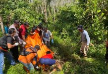 11 Hari Hilang, Nini Miratin Ditemukan Membusuk Dalam Parit di Kebun Karet