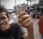 Viral Pria Pamerkan Sabu dan Bong di Tengah Jalan, Begini Akhirnya