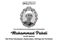 Kabar Duka, Staf Disbuporapar Kabupaten Banjar Meninggal Dunia  Saat Cabut Baliho