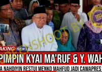Video Kiyai Maruf Amin Restui Mahfud MD Jadi Cawapres Anies Adalah Hoaks