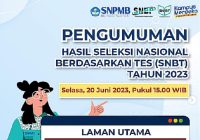Besok Jam 3! Pengumuman UTBK SNBT 2023, Ada 37 Link Miror, ULM Cek di snbt.ulm.ac.id