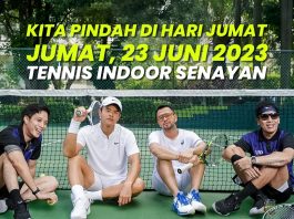 Desta/Dikta vs Raffi/Dion di Lagi Lagi Tenis Jilid 2