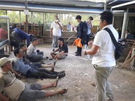 Tim Gabungan Polda Kalsel Gerebek Lokasi Perjudian di Gambut
