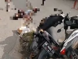 Dua Pengendara Terkapar di Jalan Kasturi 2 Landasan Ulin