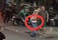 Viral Bule Bawa Pisau di Tengah Jalan Kuta