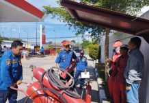 DPKP Kabupaten Banjar Cek Apar SPBU Indrasari