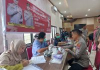 Meriahkan Rangkaian Hari Bhayangkara Ke-77, Polres Kotabaru Gelar Donor Darah