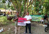 Akhirnya Warga Desa Gambah Dalam HSS Bisa Merasakan Daging Qurban, Terimakasih Bapak Kapolda