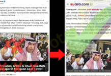 Cek Fakta Anies Baswedan Dikawal Raja Salman di Makkah Saat Haji