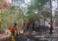 2 Hektar Lahan di Desa Cindai Alus Hangus Akibat Karhutla
