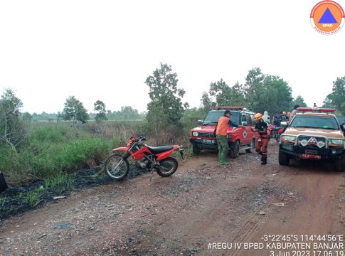 Karhutla Kembali Terjadi di Kalsel, Lahan 5 Hektar Hangus di Desa Penggalaman dan Landasan Ulin Utara