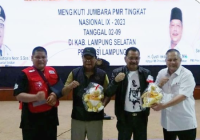 Sandi Fitrian Noor Pimpin PMI Kalsel ke Jumbara PMR Nasional, Ini Pesan Paman Birin