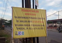 Jembatan Sei Maluka Desa Pandahan Bati Bati Akan Ditutup Total, Akan Ada Pengalihan Arus Lalu Lintas