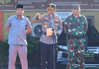 Ketua DPRD Kota Banjarmasin Dampingi Kapolresta Pimpin Gelar Pasukan Operasi Patuh Intan 2023