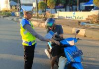Hari Kedua Operasi Patuh Intan 2023, Polres Tala Patroli Jalan-jalan Kota Pelaihari