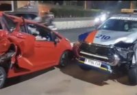 Unit Patroli Tol Dibawa Kabur Seorang Wanita, Tabrak Mobil Lain
