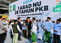 Pesan Presiden Jokowi Saat Peringatan 1 Abad NU dan 25 Tahun PKB di Manahan Solo