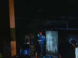 Istri Lupa Matikan Kompor, Rumah Bakhran di Jalan Melati Bincau Muara Dilalap Api