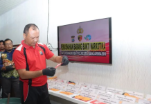 1,3 Kg Sabu dan 1.024 Pil Ekstasi Dimusnahkan Polresta Banjarmasin, Tersangka 20 Pria 5 Wanita