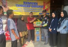Dinsos Kalsel Beri Bantuan Korban Kebakaran Kuin Cerucuk Banjarmasin