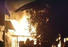 Dua Rumah Hangus di Pandawan HST, Pemadam Sulit Padamkan Api