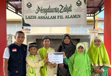 Lazis Assalam Fil Alamin Bantu Anak tahfidz di Tanah Bumbu Ikuti Indonesia Quran Camp