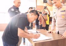 PWI JMSI dan Polres Kotabaru Tandatangani Nota Kesepahaman