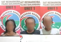 3 Warga Landasan Ulin Disergap Satresnarkoba Polres Banjarbaru