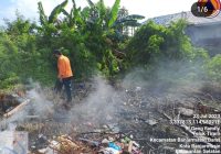 Kebakaran Lahan RTH Teluk Tiram Banjarmasin