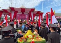 Pesan Kapolresta dan Wali Kota Banjarmasin Saat Upacara HUT ke 77 Bhayangkara di Balai Kota Banjarmasin