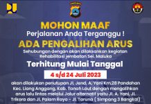 Cek Jalur Alternatif Selama Perbaikan Jembatan Sei Maluka di Liang Anggang 4-27 Juli 2023