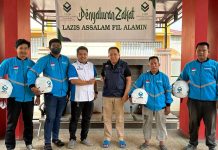 Lazis Assalam Fil Alamin Daftarkan Puluhan Driver Ojek Online SIAPBOS Jadi Peserta BPJS Ketenagakerjaan